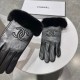 Chanel Chanel 2023 fall and winter lazy rabbit hair sheepskin gloves   cell phone touch screen, worth comparing     the same paragraph of different qualities, kill the market poor products, imported first-class sheepskin