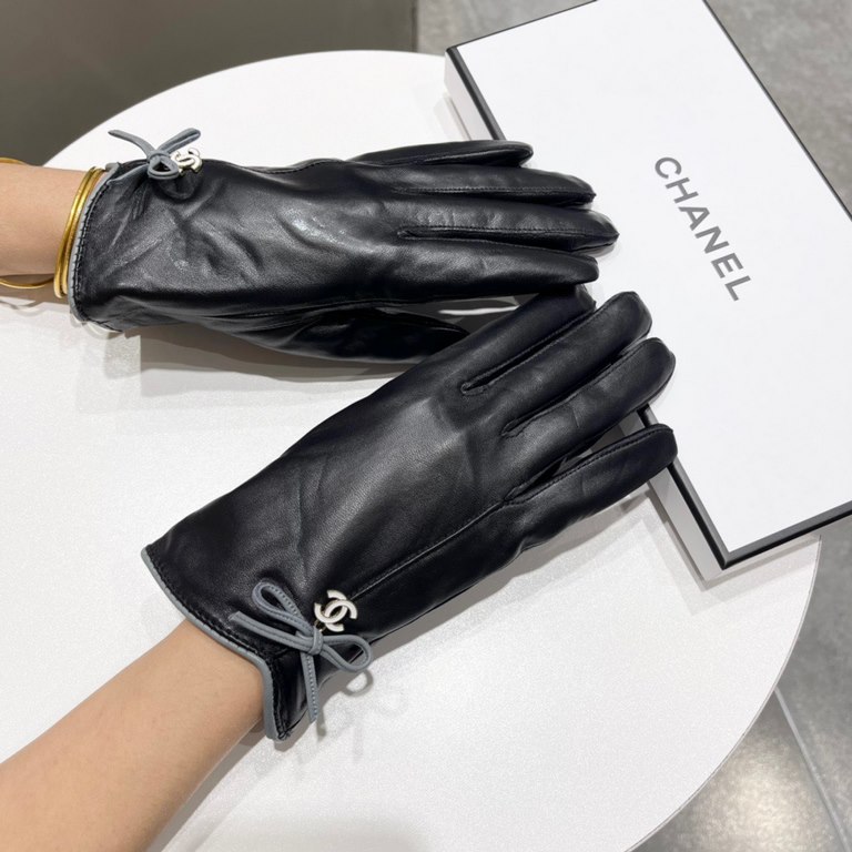 Chanel Chanel new women's gloves first-class sheepskin leather ultra-thin, soft and comfortable, especially show hand-shaped     texture super groupSize  M L