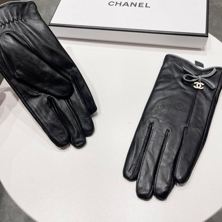 Chanel Chanel new women's gloves first-class sheepskin leather ultra-thin, soft and comfortable, especially show hand-shaped     texture super groupSize  M L