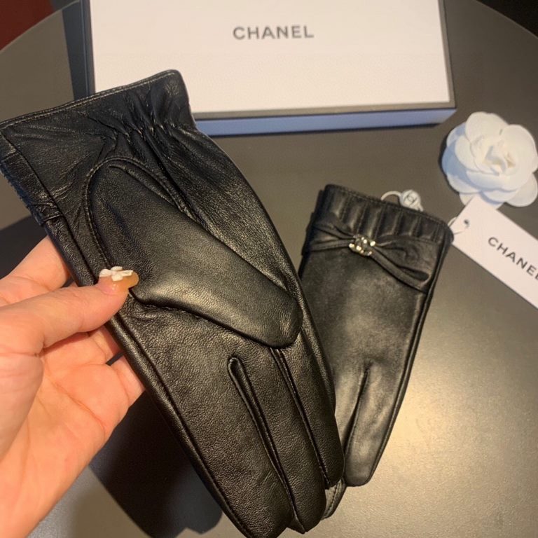 2022 new exclusive first  touch screen gloves Chanel Chanel [original quality] official website synchronization women's new high-grade sheepskin gloves    goddess preferred can not be missed    100 percent selection of i