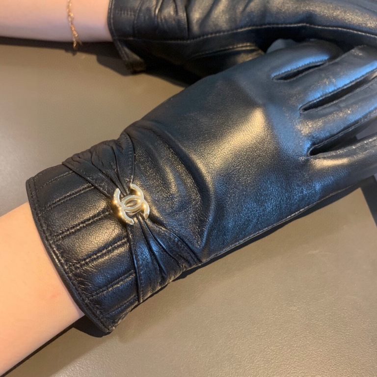 2022 new exclusive first  touch screen gloves Chanel Chanel [original quality] official website synchronization women's new high-grade sheepskin gloves    goddess preferred can not be missed    100 percent selection of i