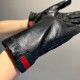 2023 new exclusive first   touch screen gloves Gucci Gucci new high-grade sheepskin gloves    goddesses set the United States preferred can not be missed    hundred percent of the selection of imported sheepskin Leather 