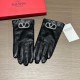 2023 new exclusive first  Valentino VALENTINO full of diamonds      touch-screen women's gloves [the original quality] official synchronization of the official website Ms. new high-grade sheepskin gloves    goddesses pre