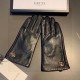 2023 new Gucci classic new exclusive first   touch screen women's gloves Gucci Gucci [original quality] official website synchronization women's new high-grade sheepskin gloves    goddess preferred can not be missed    h