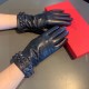 2023 new exclusive first  Valentino VALENTINO long touch screen women's gloves [original quality] official website synchronization Ms. new high-grade sheepskin gloves    goddess preferred can not be missed               