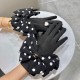 Chanel Chanel counter new wool gloves, polka dot big bow   fashion gloves, fall and winter warm padded lining, super whine bow  , on the hand super comfortable and soft, versatile! average size