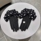 Chanel Chanel counter new wool gloves, polka dot big bow   fashion gloves, fall and winter warm padded lining, super whine bow  , on the hand super comfortable and soft, versatile! average size