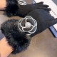 Chanel Chanel 2023 fall and winter lazy rabbit hair wool gloves   worth comparing     the same paragraph of different quality, kill the market poor product, wool ten lazy rabbit hair lining padded   classic but not fashi