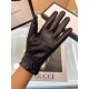 Gucci fall and winter women's gloves    domestic first-grade sheepskin leather ultra-thin soft and comfortable texture super group average size