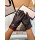 Gucci fall and winter women's gloves    domestic first-grade sheepskin leather ultra-thin soft and comfortable texture super group average size