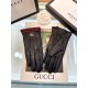 Gucci fall and winter women's gloves    domestic first-grade sheepskin leather ultra-thin soft and comfortable texture super group average size