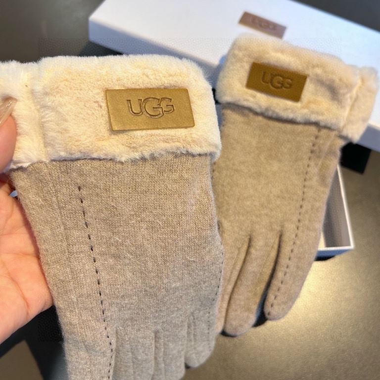 UGG2023 fall and winter lazy rabbit hair wool gloves   worth comparing     the same paragraph of different quality, kill the market poor product, wool ten lazy rabbit hair lining padded   classic but not fashionable mode