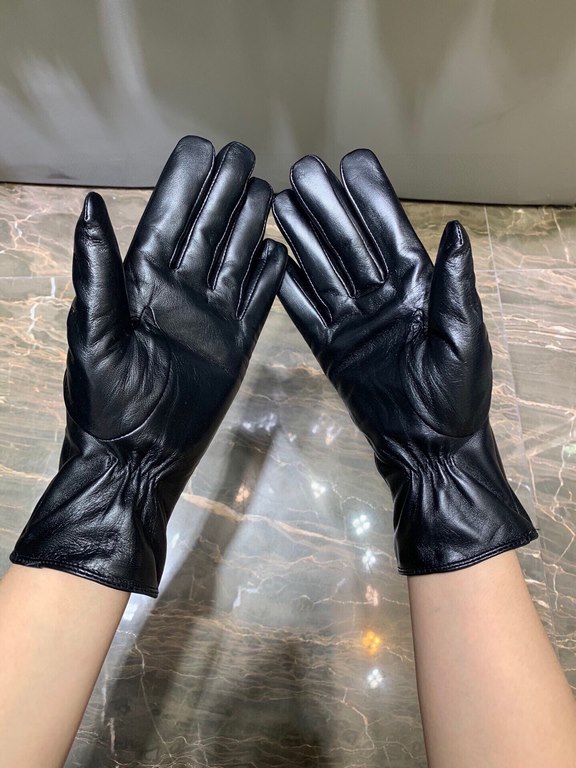 new exclusive first   embroidery touch screen women's gloves LV [original quality] official website synchronization Ms. new imported sheepskin gloves    goddess preferred can not be missed    100 percent selection of imp