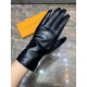 new exclusive first   embroidery touch screen women's gloves LV [original quality] official website synchronization Ms. new imported sheepskin gloves    goddess preferred can not be missed    100 percent selection of imp