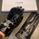 2023 new exclusive first   touch screen gloves CELINE CELINE   drill (original quality) official website synchronization women's new high-grade sheepskin gloves    goddess preferred can not be missed     100% selection o