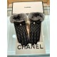 New exclusive first Chanel Chanel women's new high-grade sheepskin gloves    Goddess preferred can not miss    First-class sheepskin leather fine and soft cashmere lining to keep warm better goddesses set of the United S