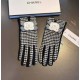 2023 new Chanel Chanel counter new wool gloves, fashion gloves, fall and winter warm padded lining, big bow   double C   on the hand super comfortable soft and versatile! average size