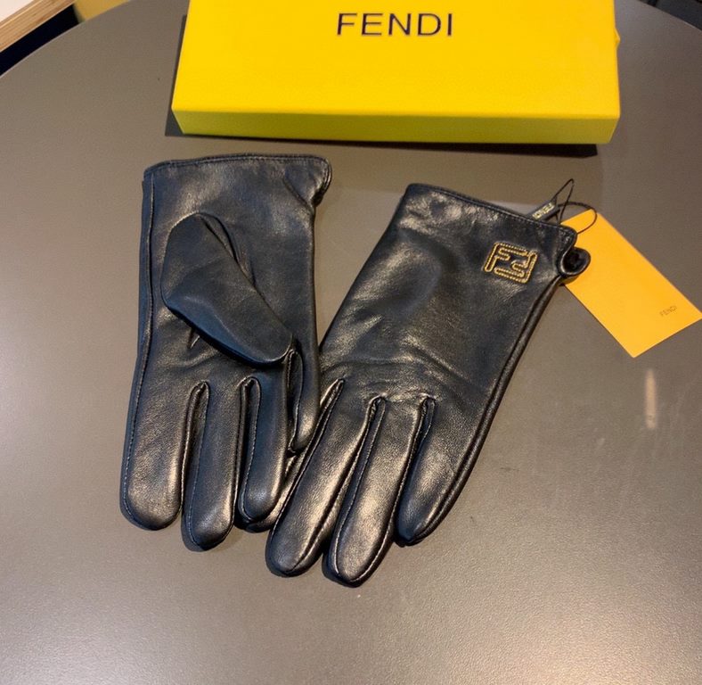 RunFendi FENDI  2022 fall and winter sheepskin embroidered gloves     cell phone touch screen, worth comparing     the same paragraph different quality, kill the market poor products, imported first-class sheepskin  lini