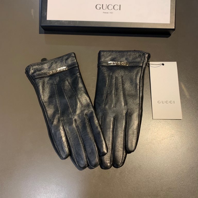 2022 new exclusive first   touch screen gloves Gucci Gucci new high-grade sheepskin gloves    goddesses set the United States preferred can not be missed    100% selection of imported sheepskin Leather fine and soft Reco