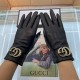 Gucci  burst to   [top original single] official website synchronization women's new high-grade sheepskin gloves     100% selection of imported sheepskin lining velvet lining warmth and comfort better Leather luster brig