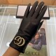 Gucci  burst to   [top original single] official website synchronization women's new high-grade sheepskin gloves     100% selection of imported sheepskin lining velvet lining warmth and comfort better Leather luster brig