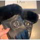 Dior DIDR new 2022 fall and winter lazy rabbit hair CD sheepskin embroidered gloves   cell phone touch screen, worth comparing     the same paragraph different quality, kill the market poor product, imported a first-clas