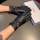 2023 new exclusive first  touch screen gloves Chanel Chanel bow hanging double C [original quality] official website synchronization women's new high-grade sheepskin gloves    goddesses preferred can not be missed       