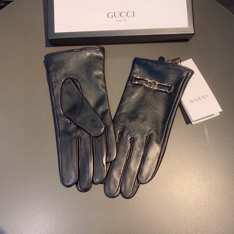 2022 new exclusive first   touch screen gloves Gucci Gucci new high-grade sheepskin gloves    goddesses set the United States preferred can not be missed    100% selection of imported sheepskin Leather fine and soft Reco