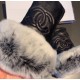 Chanel Chanel 2023 fall and winter short lazy rabbit hair ribbed gloves   worth comparing     the same paragraph different quality, kill the market poor product, imported a first-class sheepskin  lazy rabbit hair lining 