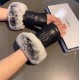 Chanel Chanel 2023 fall and winter short lazy rabbit hair ribbed gloves   worth comparing     the same paragraph different quality, kill the market poor product, imported a first-class sheepskin  lazy rabbit hair lining 