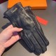 2022 new exclusive first  touch screen gloves Hermes (original quality) official website synchronization women's new high-grade sheepskin gloves    goddesses set of the United States of America preferred must have can no