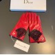 With packaging to run the volumeNew exclusive first   touch screen gloves Dior Dior lace lace   touch screen gloves (original quality) official website synchronization women's new high-grade sheepskin gloves    goddesses