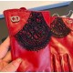 With packaging to run the volumeNew exclusive first   touch screen gloves Dior Dior lace lace   touch screen gloves (original quality) official website synchronization women's new high-grade sheepskin gloves    goddesses