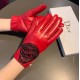 With packaging to run the volumeNew exclusive first   touch screen gloves Dior Dior lace lace   touch screen gloves (original quality) official website synchronization women's new high-grade sheepskin gloves    goddesses