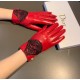 With packaging to run the volumeNew exclusive first   touch screen gloves Dior Dior lace lace   touch screen gloves (original quality) official website synchronization women's new high-grade sheepskin gloves    goddesses