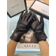 Gucci fall and winter women's gloves    domestic first-grade sheepskin leather ultra-thin soft and comfortable texture super group average size