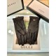 Gucci fall and winter women's gloves    domestic first-grade sheepskin leather ultra-thin soft and comfortable texture super group average size