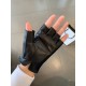 Chanel Chanel   European new    [top original single] women's high-grade half-finger gloves     hundred percent selection of imported sheepskin Chanel imperial sheepskin Leather smooth and delicate soft hand feel first-c