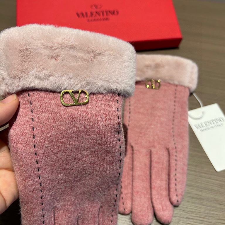 2023 new exclusive first  Valentino VALENTINO women's gloves women's new high-grade gloves    goddess preferred can not be missed    wear belt comfortable   yardage average size