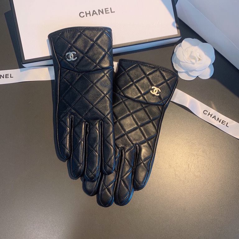 2022 new exclusive first  touch screen gloves Chanel Chanel [original quality] official website synchronization women's new high-grade sheepskin gloves    goddess preferred can not be missed    hundred percent selection 