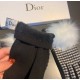 with packagingDior Dior counter new large fox fur ball   wool gloves   fashion gloves, fall and winter warm must-have, padded lining, thousand bird check   on the hand super comfortable and soft,   versatile! average siz