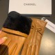 With box2022 new exclusive first  touch screen gloves Chanel Chanel [original quality] official website synchronization women's new high-grade sheepskin gloves    goddess preferred can not be missed    hundred percent se