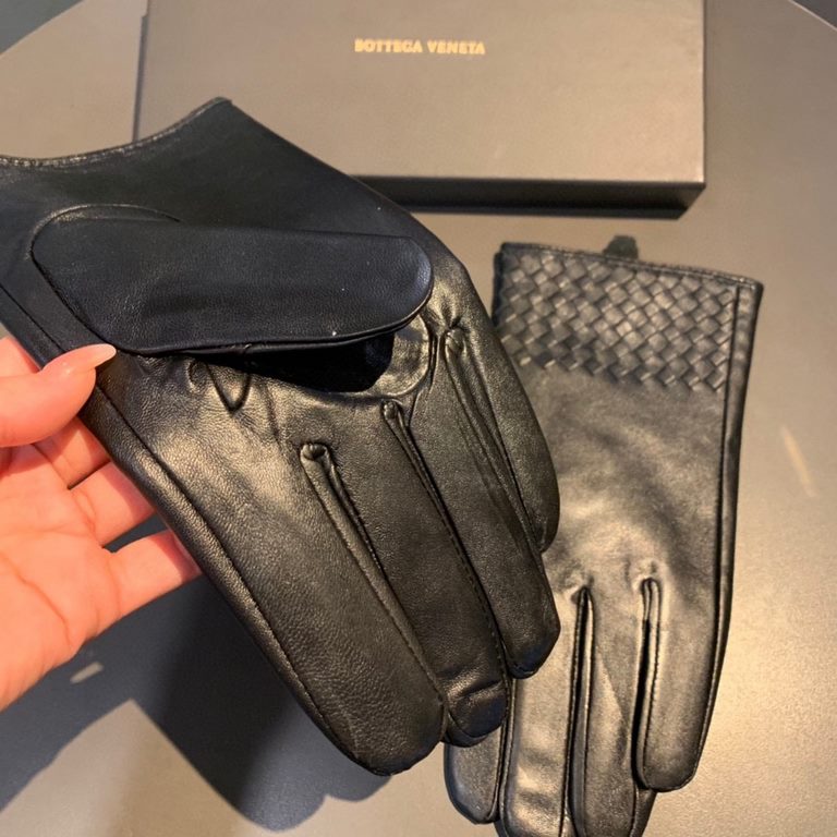 2022 new exclusive first   touch screen semi-fine knitted gloves BV [original quality] official website synchronization men's new high-grade sheepskin gloves    God preferred can not be missed    100 percent selection of