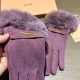 Miu Miu 2023 fall and winter lazy rabbit hair wool gloves   worth comparing     the same paragraph of different quality, kill the market poor product, wool ten lazy rabbit hair lining padded   classic but not fashionable