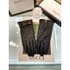 Explosion models to the goods   Gucci hot circle of friends of the women's leather gloves, horsebit buckle  first-class sheepskin Simple and generous static surface style add a small LOGO buckle, ultra-soft plus cashmere