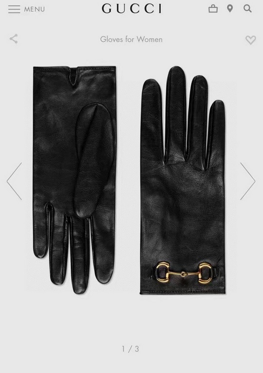 Explosion models to the goods   Gucci hot circle of friends of the women's leather gloves, horsebit buckle  first-class sheepskin Simple and generous static surface style add a small LOGO buckle, ultra-soft plus cashmere