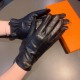 2022 new exclusive first  touch screen gloves Hermes (original quality) official website synchronization women's new high-grade sheepskin gloves    goddesses set of the United States of America preferred must have can no