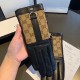 Gucci  burst to   [top original single] official website synchronization women's new high-grade sheepskin gloves     100% selection of imported lambskin lining velvet lining warmth and comfort better Leather luster brigh