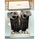 Chanel's latest embroidered double C logo Leather imported Essex skin Spiked with top-white goatskin  lazy rabbit   hair, the feel is softer and more delicate sticky greasy skin-friendly, better warmth of the natural dye