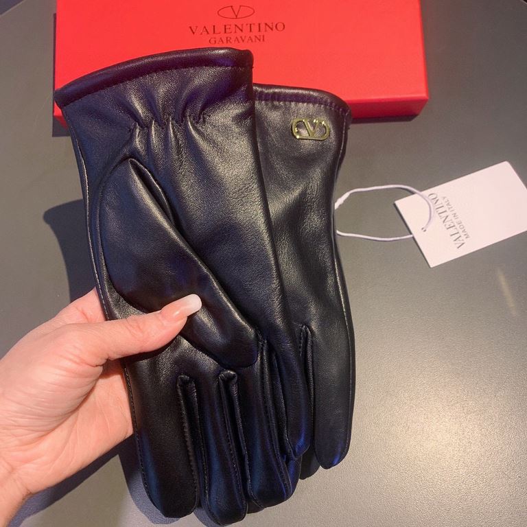 2022 new exclusive first  Valentino VALENTINO touch screen women's gloves [original quality] official website synchronization Ms. new high-grade sheepskin gloves    goddess preferred can not be missed       100 percent o